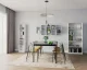 Modern Wall-Mounted Shelving Unit with 8 Shelves ModernHome, White