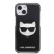 Apple iPhone 13 6.1\" Karl Lagerfeld Choupette Head Case Cover (KLHCP13MTPECK), Black