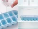 Ice Cube Tray with Lid and Silicone Base, 12 Cubes