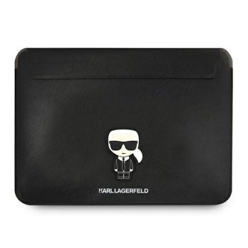 Laptop Sleeve Karl Lagerfeld Saffiano Ikonik Karl 16" Black