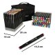 Double-Sided Alcohol Markers in Case 120 pcs + Stand