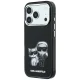 Karl Lagerfeld Smooth Karl & Choupette MagSafe Case for iPhone 18 Pro Max / 17 Pro Max - Black