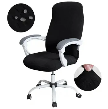 Office chair cover 25 pack for desk chairs, black