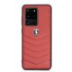 Ferrari Samsung Galaxy S20 Ultra vāciņš Heritage Quilted, sarkans