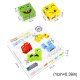 Play cubes / blocks with cards for children with pictures of emotions, game
