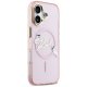 Karl Lagerfeld IML Choupettes Karl Script Logo MagSafe iPhone 17 Case - Pink