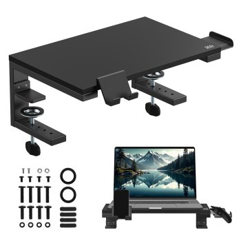 Ergo Office ER-303 B Laptop / Monitor Desk Stand, 13-32", Black