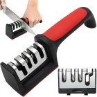 3-in-1 Kitchen Knife Sharpener with 3-Stage System