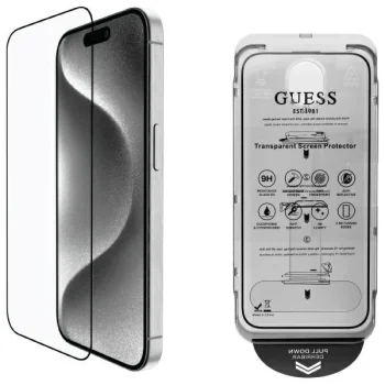 Apsauginis grūdintas stiklas Guess 2.5D Outline iPhone 16 Pro Max 6.9"