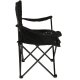 LUARO Folding Camping and Fishing Chair, Black