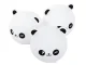 Kids Night Light Panda RGB with Remote, LED, USB, White