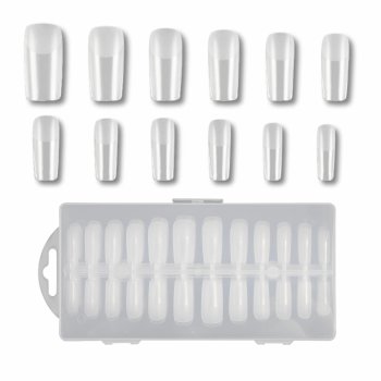 Soft Gel Nail Tips for Extensions 240 pcs, Square Shape