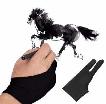 Drawing Glove for Graphics Tablets, Black