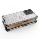 Realme C31 Honeycomb Hybrid Armor Case with TPU Frame, Transparent