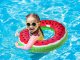 Large inflatable swimming ring for kids and adults, watermelon design, 70 cm