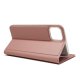 Google Pixel 4 Magnetic Adsorption Leather Card Holder Case Cover, Pink