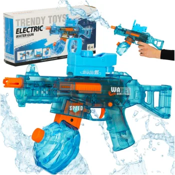 Electric Water Gun for Kids 350 ml, Blue/Orange
