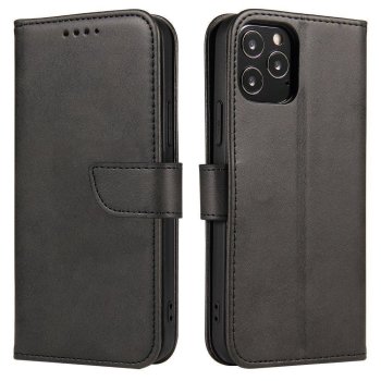 Magnet Case Wallet Case for OnePlus Ace, Black