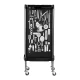 Gabbiano X11-9 Hairdressing Trolley Black