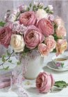 Dimantu Mozaīkas Komplekts Rokdarbs Glezna 5D Ziedi 30x40 cm | Diamond Mosaic Embroidery Kit Painting Flowers