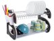 2-Tier Dish Drying Rack with Tray and Cutlery Holder
