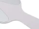 Tooth-Shaped Hand Mirror for Dentistry and Cosmetics, White