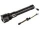 Bailong P713 tactical military flashlight with CREE XHP160 LED, power bank function