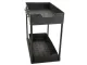 Pull-out Spice and Accessory Organizer, 2 Shelves, Black