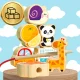 Montessori Wooden Lacing Beads and Blocks 42 pcs. Alphabet, Animals & Fruits