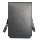 Guess Saffiano Triangle Smartphone Bag & Wallet, Gray