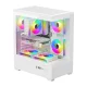 DarkFlash C365 Computer Case with 5 Fans, White