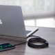 Baseus Cafule Nylon USB Type C to USB Type C Data Charging Cable 100W, 2m, Black | Lādētājvads Datu Pārraides...