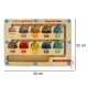 Magnetic Maze Montessori Learning Colors and Counting, ice-cream