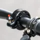 Rockbros 34210028001 Q-Shaped Bicycle Bell 100 dB, Black
