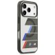 BMW M IML Metal Buttons Tricolor Lines MagSafe Case for iPhone 17 Pro Max, Gray