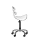 AM-880 Beauty Stool with Backrest, White