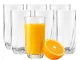 Set of 6 Tall Highball Glasses for Cocktails and Cold Drinks, 340 ml