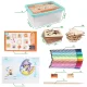 Creative Wooden Drawing Stencils and Puzzle Set KZ0599