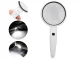 Handheld Magnifying Glass with LED Light & 3 Interchangeable Lenses, White
