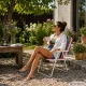 Folding Tourist and Beach Chair for Camping and Garden