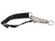 Classic leash with adjustable collar for dogs and cats, 120cm, black