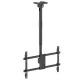 Maclean MC-112 B Ceiling TV Mount, 43-86\", 60kg, VESA 600x400, Black
