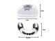Boxing Mouthguard for MMA and Sports with Case, Black-Transparent