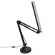 LED Desk Lamp with USB, Adjustable Arm and 2 Mounts KX2988, Black