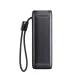 Joyroom PODIX PR70 25000mAh Power Bank up to 240W with Two Built-in USB-C Cables and Two TFT Screens - Gray