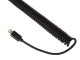 Maclean MCE76 Car Charger with Lightning Cable, 2xUSB, 5.2A, 1.8m, Black
