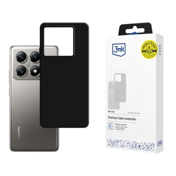 3mk Matt Case for Xiaomi 14T Pro, Black