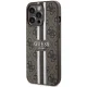 Guess iPhone 13 Pro Max Case 4G Printed Stripes MagSafe, Brown