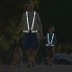 Reflective Suspenders Vest, Purple