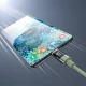 Choetech XCC-1068 PD 60W USB-C to USB-C Cable with Display 1.2 m - Green